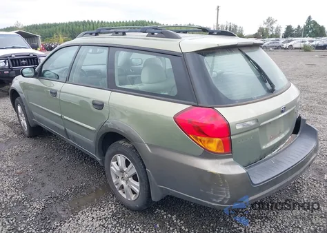 2005 Subaru Outback 2.5I z USA, uszkodzony, nr VIN 4S4BP61C257314419
